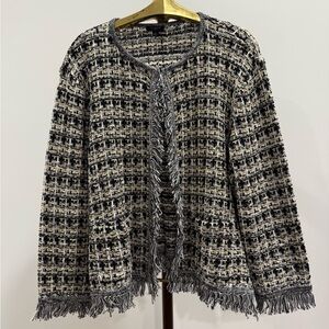 NWOT Talbots L petite tweed sweater